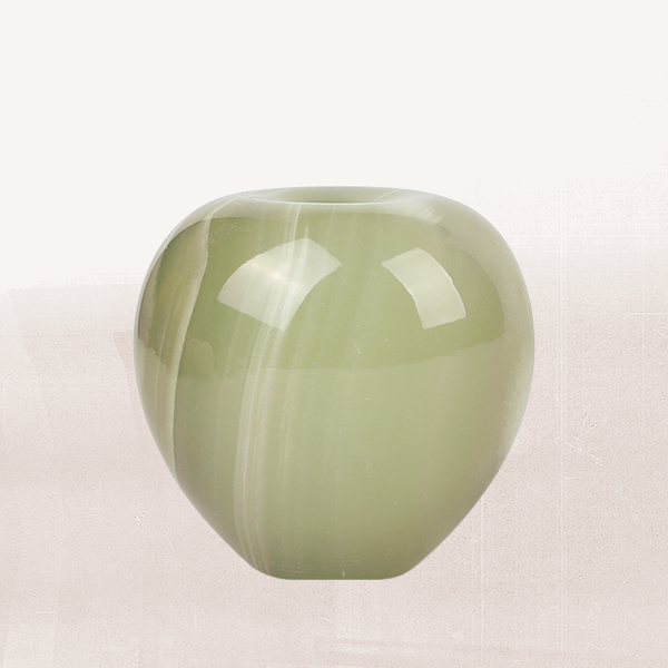 Vintage Jade Apple Incense Holder